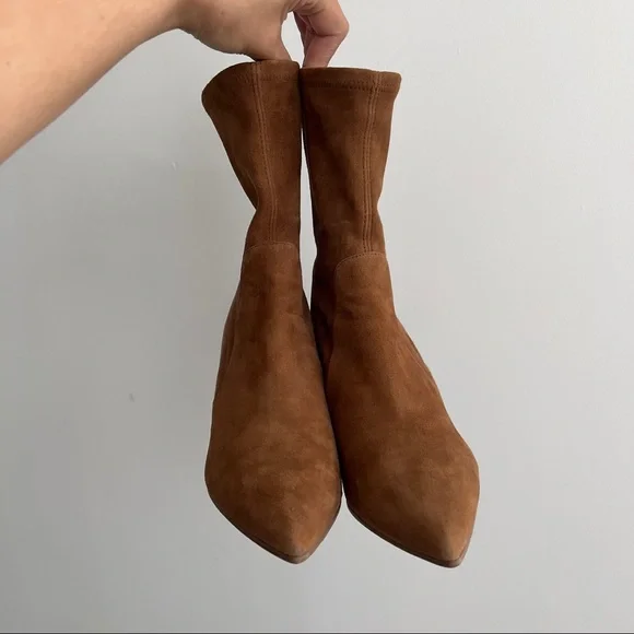 NEW Stuart Weitzman Suede Boots - Picture 8 of 9